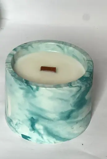 Bougie SELENE bleu